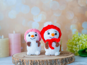 Peluche Bouli le bonhomme de neige